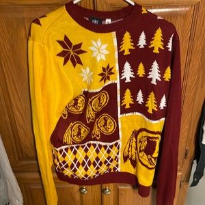 Redskins ugly Christmas sweater nfl forever collection